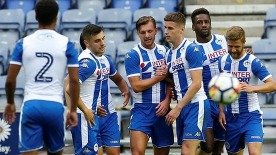 Wigan players pre-season